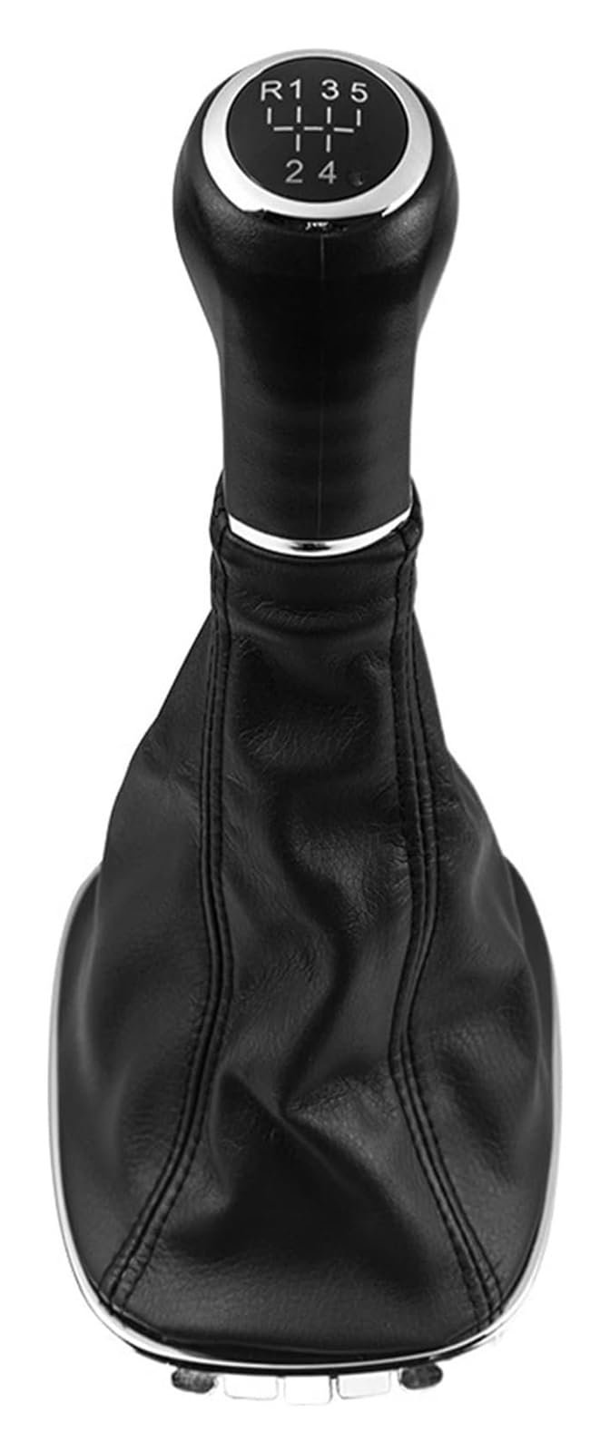 TRASH BIN Car Gear Shift Knob for Opel for Vectra C for Signum 2002-2005 5 6 Speed Shift Knob Hand Lever PU Leather Car Knobs(A)