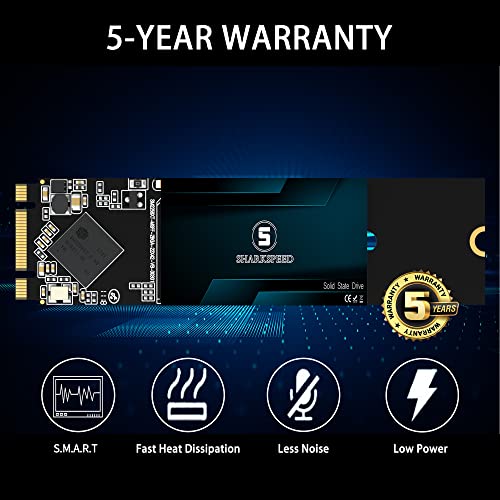 Ssd 4Tb M.2 2280 Sharkspeed Tlc 3D Nand Sata Iii 6 Gb/S, Internal Solid State Drive Pc Computer Laptop And Desktop (M.2 2280, 4Tb) #TOP6