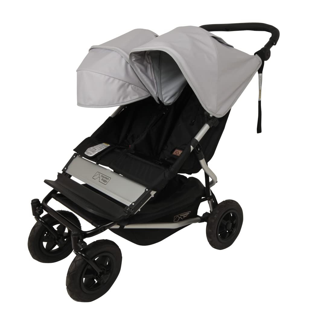 Conjunto 2ud. Capotas Extensibles Mountain Buggy Duet 2.5/3.0/3.2 GRIS.Protec.UV