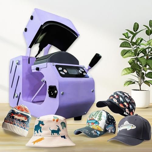 Máquina automática para termo prensar gorras miniatura 1