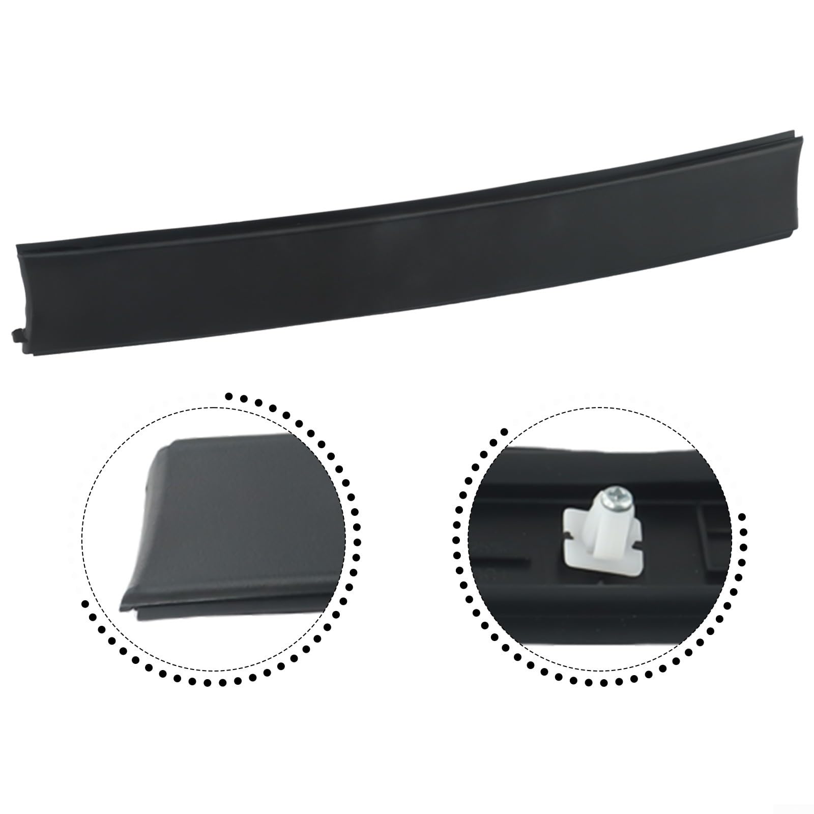 Conjunto de moldura de techo delantero izquierdo para Kia Sportage 2005-2010, pieza de repuesto 87210-1F001, moldura lateral de techo de coche de plástico negro