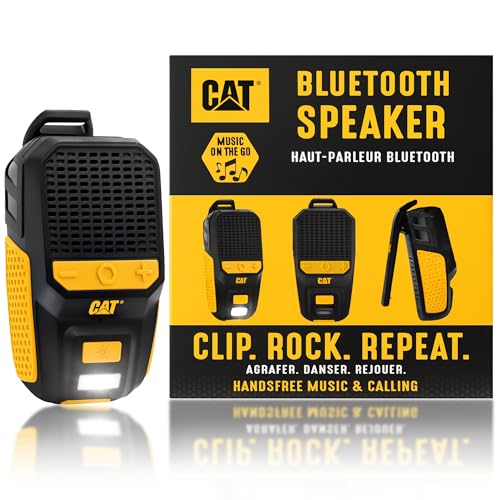 CAT Wearable Bluetooth Speaker | Clip-On Speaker with...