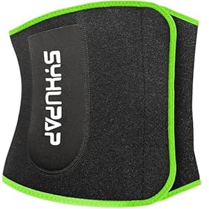 SYXUPAP Sweat Waist Trimmer for Women and Men – Sweat Band Waist Trainer for High-Intensity Training & Workouts，Waist Trainer