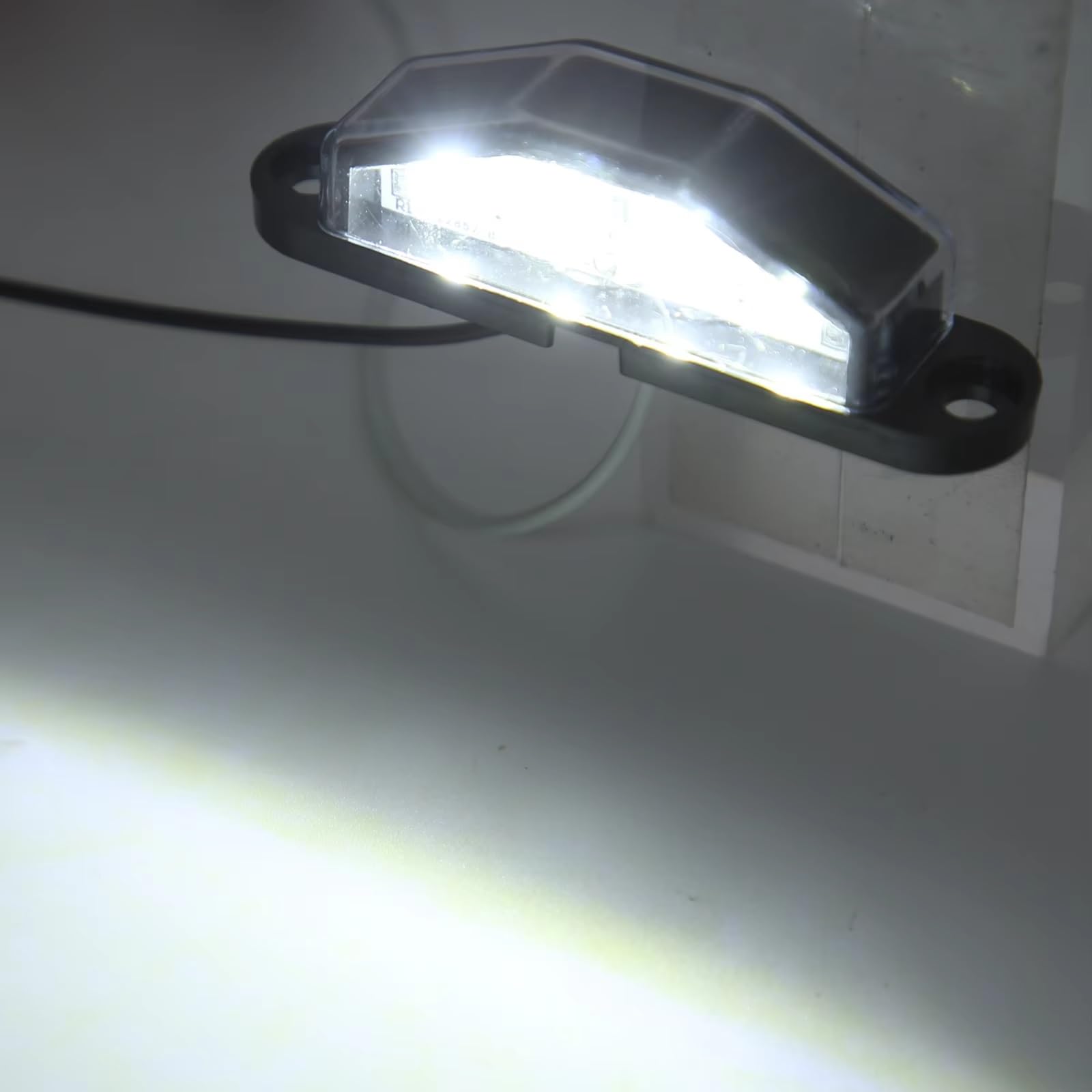 Iluminación Matricula Vehiculo Luz De Matrícula Para Remolque, Caravana, Furgoneta, Camión O Coche. Kit De Accesorios Para Automóvil. Piezas De Personalización Para Automóviles.