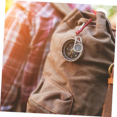 Reloj de montaña con clip y brújula para senderismo y camping 6
