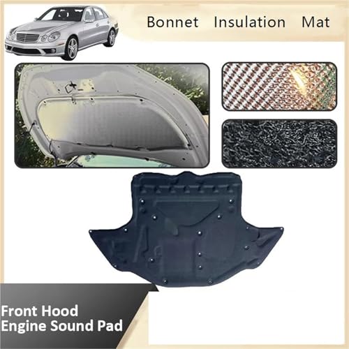 Tapis d'insonorisation pour capot Benz Classe E W211 2003-2009 - 4
