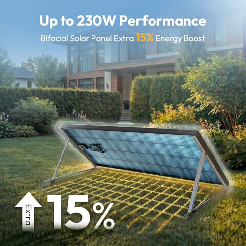 Image of JJN Bifacial 200 Watt Solar Panels 12V 10BB Monocrystalline Solar Panel High Efficiency Solar Module for RV Home Battery Charging Farm Trailer Camper Marine Off Grid System Single Piece
