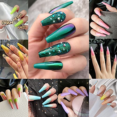 SOSPIRO nageltips ballerina, 500 Stück Klar kunstnägel fake nails Acryl press on nails set für Nagelstudios und DIY… – Bild 4