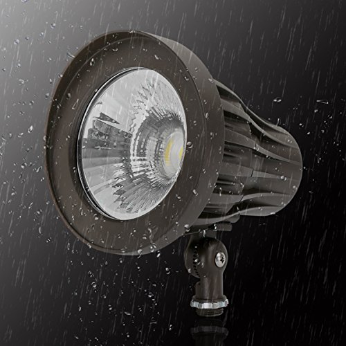 Gkoled 20W 4000K Bullet/Round Outdoor Spotlight, 44 Degree Beam Angle Light With 30-Pack Waterproof Large Size Wire Connectors #TOP4