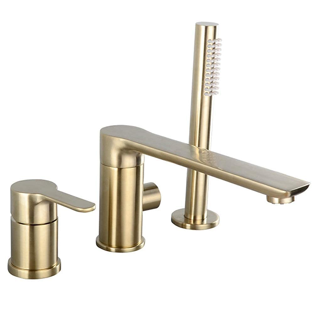 Mitigeur de baignoire douche bronze pour une salle de bains moderne et zen