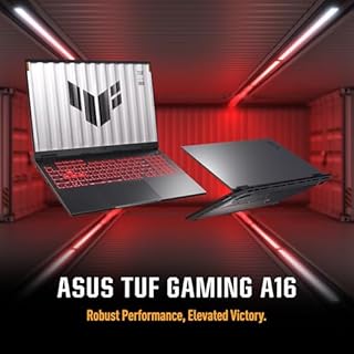 ASUS TUF Gaming A16 Gaming Laptop, 16” 165Hz, AMD Ryzen 7 260, NVIDIA GeForce RTX 5050 GPU, 16GB RAM, 512GB SSD, FA608UH-AS73-CA