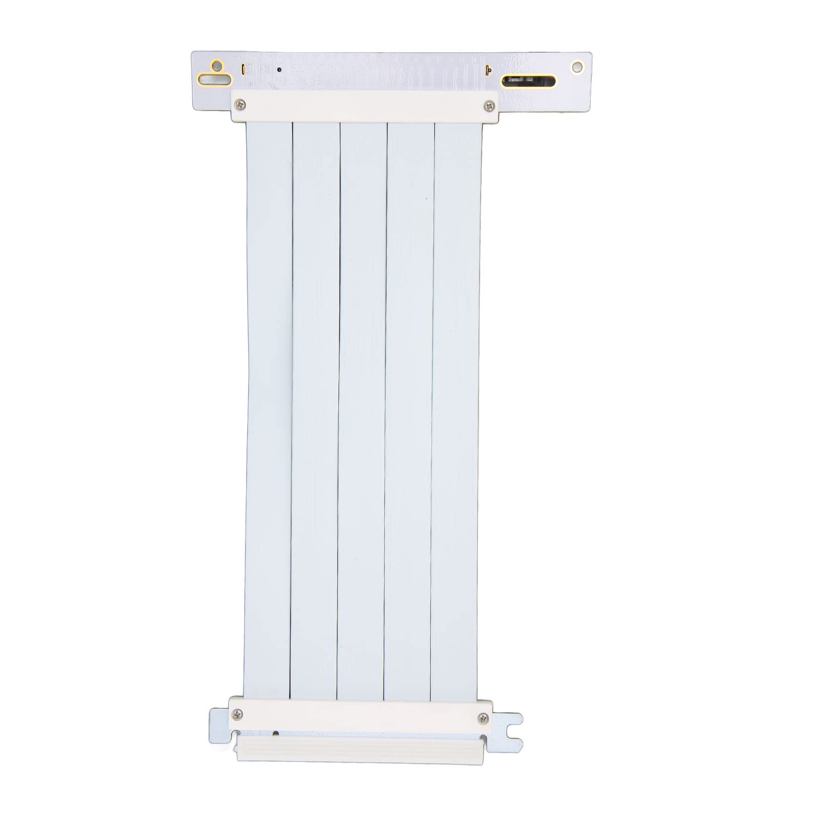 Przedłużacz Kabla Riser PCIe 4.0 X16 Kompatybilny z transmisją RTX3090,RTX3080,RTX3070,RTX3060TI,RX6900XT,RX6800,128 Gb/s, Przedłużacz Karty Graficznej Portu PCI E, 7,9 Cala (Biały)