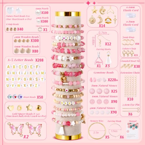 Image of Wurosi Jewelry Making Supplies Kit, Bracelet Making Kit for Adult