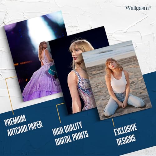 Image of Wallgasm Football Collage Kit - Set of 54, 4 x 6 Inches Posters | Poster Set For Room, Wall Art for Bedroom, Gym, Office (Taylor Swift)