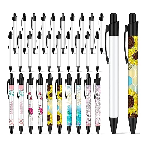 Stylo de sublimation vierge au bureau et à l'école pour personnaliser votre matériel créatif