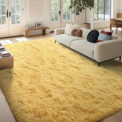 Tapete Decorativo FinRèc Home Amarillo 8x10 pies miniatura 2