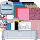 Cricut Maker 3 with Easy Press 3 Machine and Iron-On Combo Bundle - Craft Cutting Machine and Heat Press Combo Set, Gift Giving Cricut Machine Kit, DIY Apparel and Tote Bags, HTV Materials and Tools