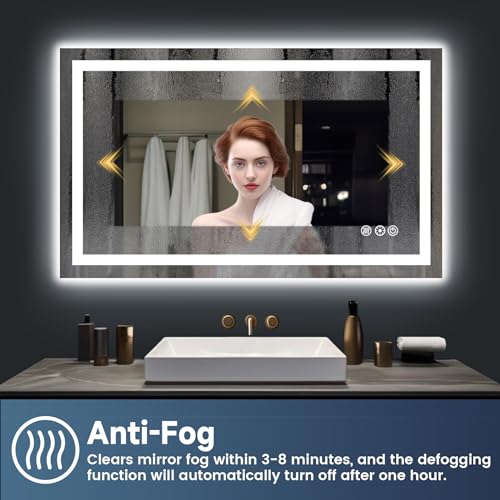 24x40-Inch-LED-Bathroom-Mirror-Lighted-Vanity-Mirror-for-Wall-with-Front-and-Backlit-Anti-Fog-Shatter-Proof-3-Color-Temperatures-Memory-Stepless-Dimmable-HorizontalVertical