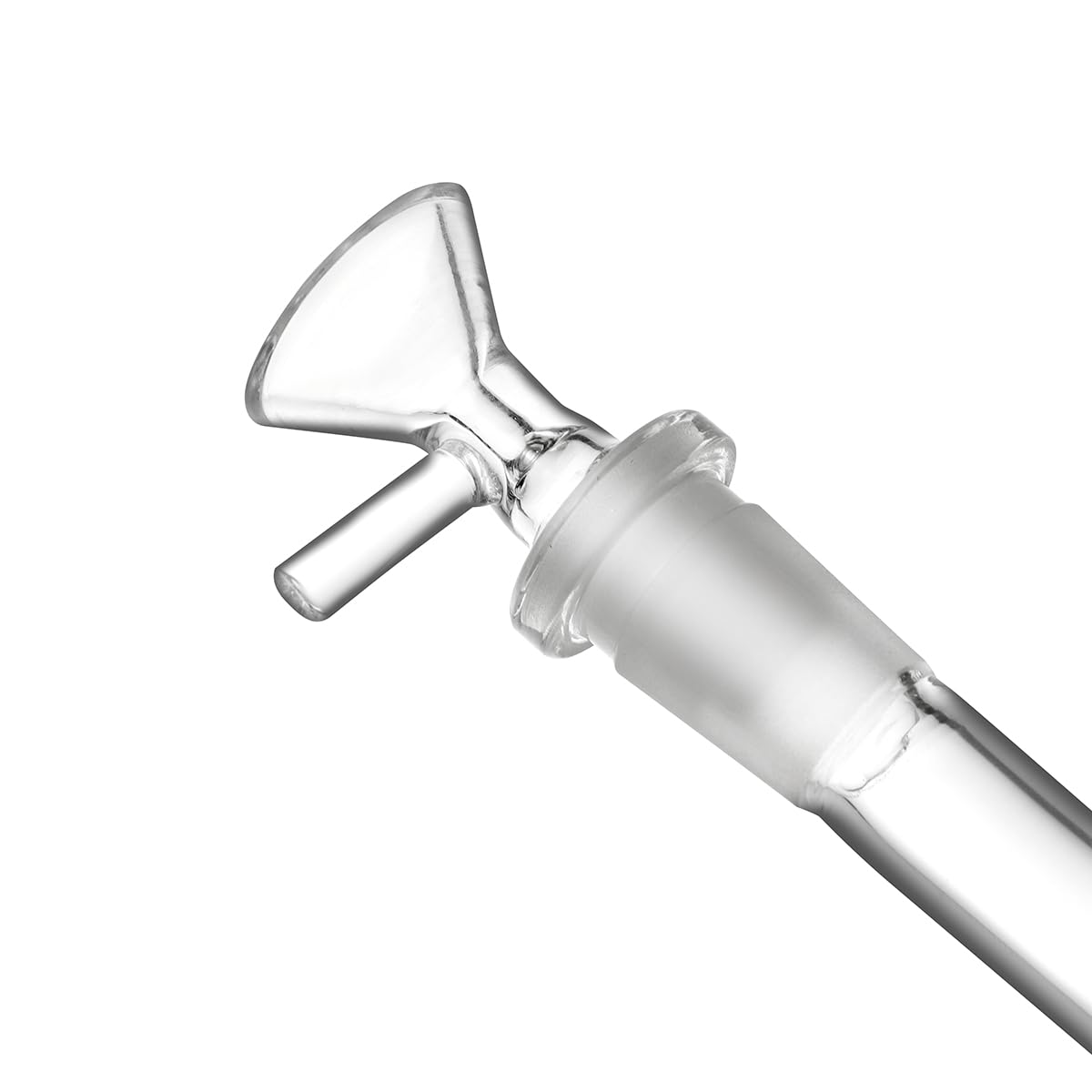 Downstem-Chemie-Diffusoradapter und Trichteradapter, 14 mm, 12 cm, Set von 4
