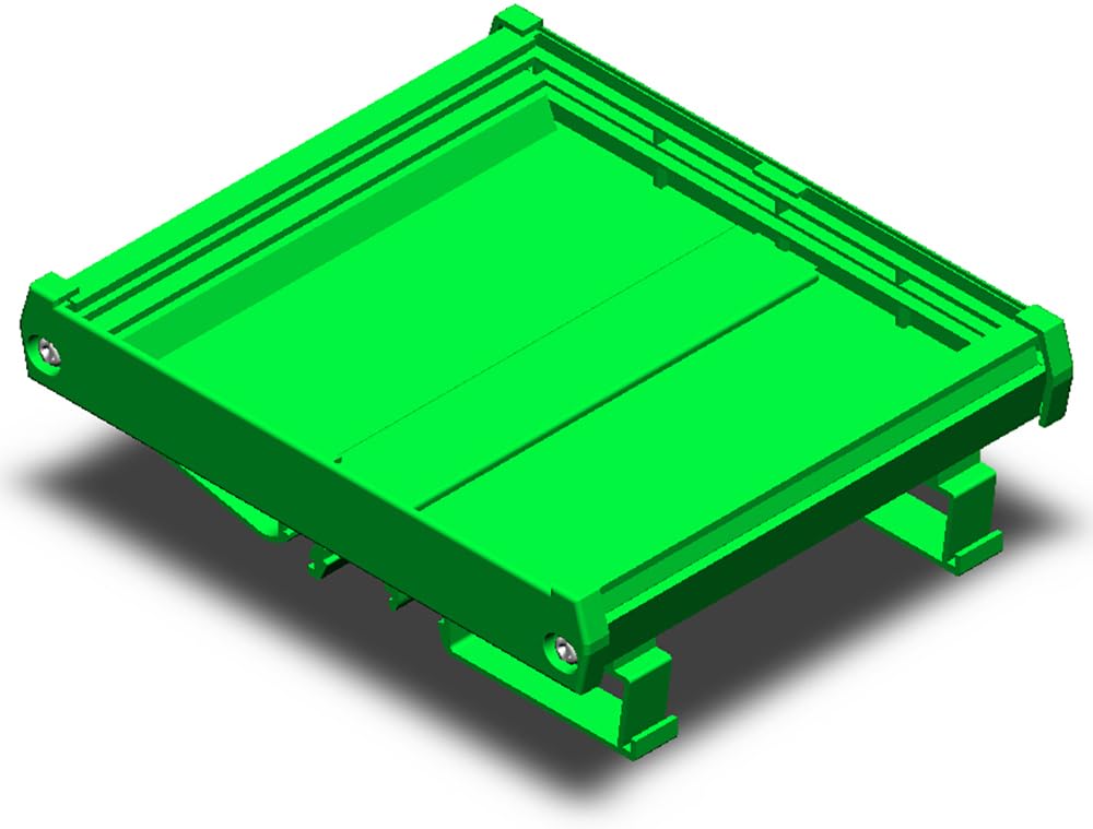 Gaurang DIN Rail Mounting Carrier for 108mm wide PCB Housing Bracket DIN Rail PCB Adapter Mounting Bracket Circuit Board Holder Carrier Rails DIN 15mm 35mm G type (PHCR-100 - PCB Size : 108 x 105 mm)