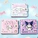 Citrine Garden Cute Cartoon Tri-Fold Wallet for Women - PU Leather Small Clutch with Kiss Lock, Coin & Card Pouch. (memoyd)
