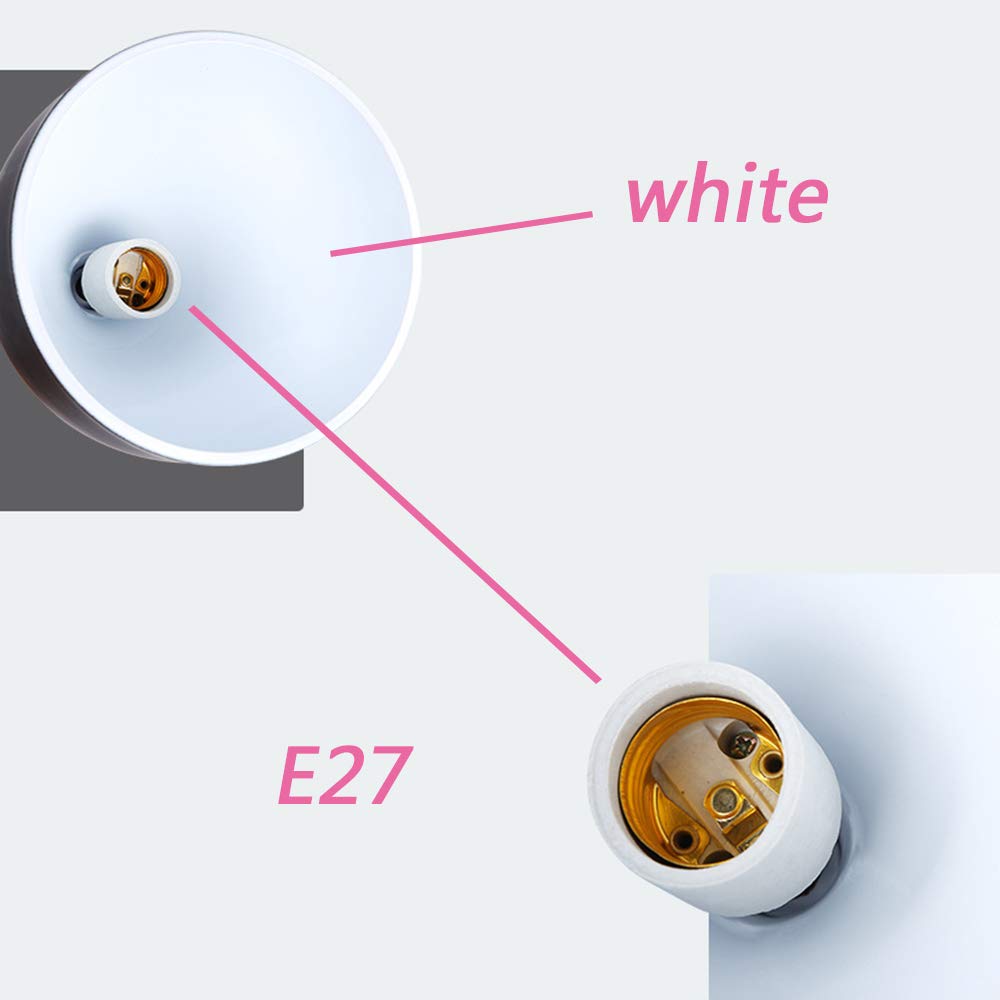 Mengjay Suspendu Réglable En Hauteur Vintage Extérieur/Intérieur Lustres E27 Noir Pendentif