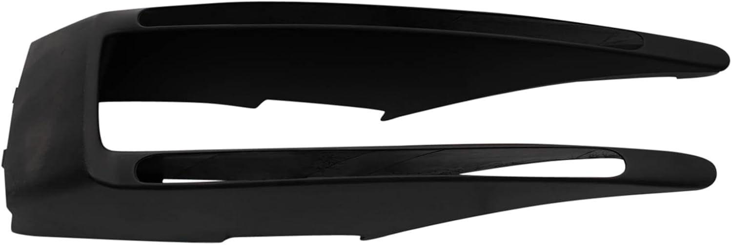 TRQ Front Right Bumper Trim Satin Black Passenger Side Compatible with 2015-2018 Porsche Macan PO1039110