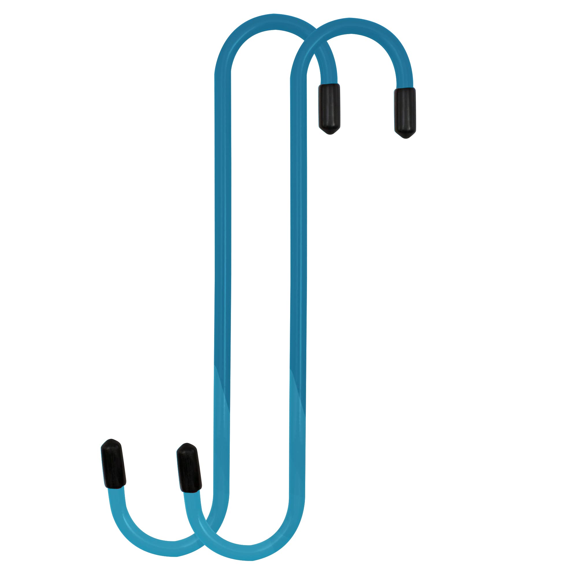 4LIFETIMELINES Brake Caliper Hanger Hooks, Durable Steel, Blue Powder Coated with Rubber Tips, for Automotive Work on Brake Axle and Suspesion Systems - 2 Pack
