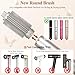 AFDD Upgraded Round Volumizing Brush for Shark Flex Style Attachment, Round Brush Compatible with Shark Flexstyle for Smooth Styling Adds Volume Curls(1.5in barrel, 2.6in with Bristles)