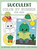 Photo Gallery succulent color by numbers book for kids: big and easy coloring book by numbers for kids Photo Gallery succulent color by numbers book for kids: big and easy coloring book by numbers for kids