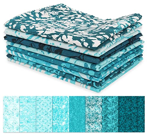 Tissu quilting bleu Soimoi en coton imprimé batik pour customiser vos coussins de salon