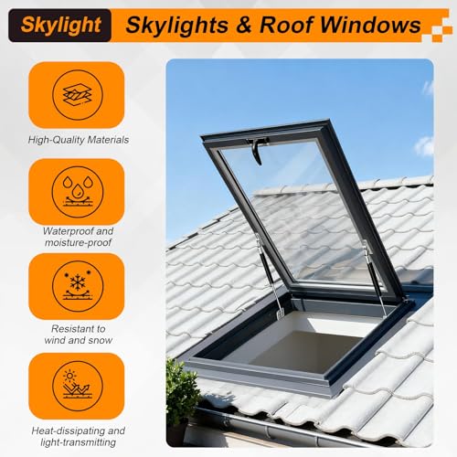 Ventana de Iluminación de Techo Plano 65x50cm para Reformas en Áticos 6