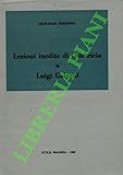 Lezioni inedite di ostetricia di Luigi Galvani.
