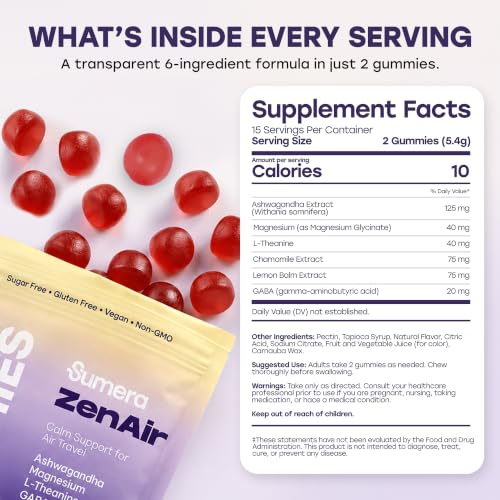 Sumera Calming Jet Lag Relief Gummies