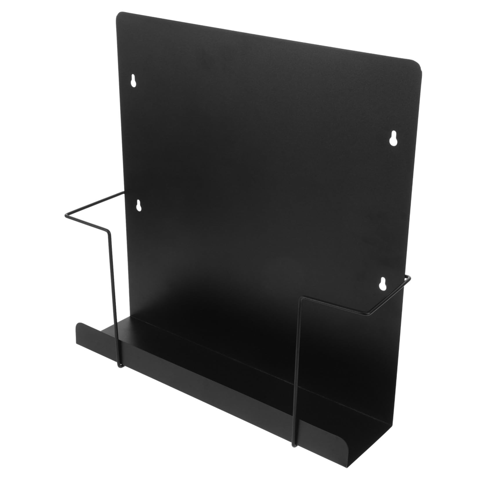 Scaffale da Parete in Metallo per Vinili e CD Porta Dischi con Elevata Capacità di Carico Organizer Minimalista per Raccolte Musicali Supporto Salvaspazio e Stile