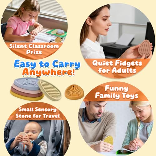5% Off 6-Pack Fidget Stones for Anxiety Relief - Image 7