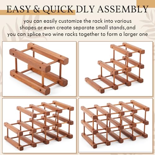 1-Pcs-12-Bottles-Wooden-Wine-Rack-Sturdy-and-Durable-for-Inside-Cabinet-Stackable-Countertop-Modular-Wine-Storage-Rack-DIY-Assembly-Bottle-Holder-for-Cellar-Wooden-Color