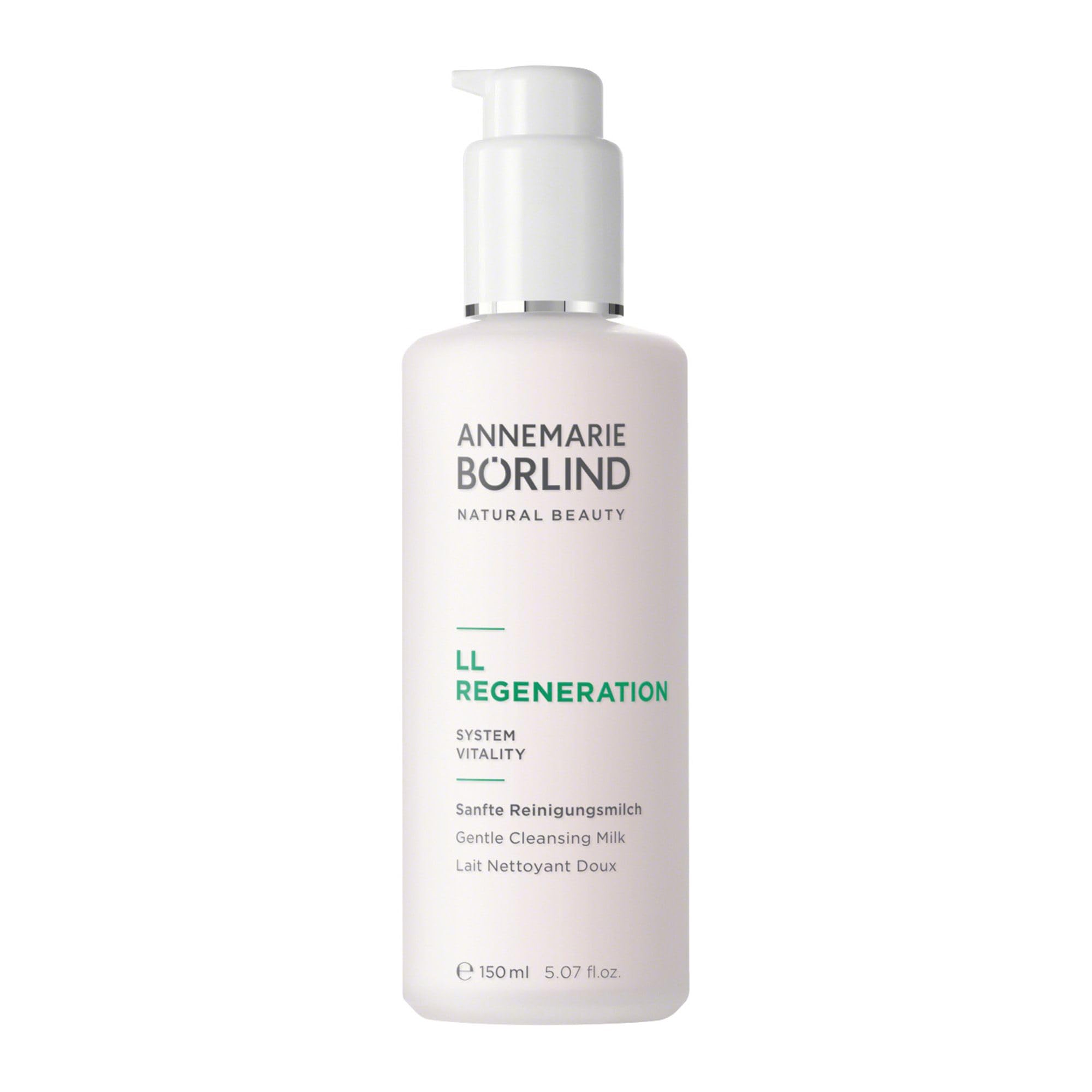ANNEMARIE BÖRLIND LL REGENERATION Sanfte Reinigungsmilch 150ml Vitale Haut | Sanfte Gesichtsreinigung, Entfernt Make-up & Schmutz, Fördert Zellerneuerung & Straffung, Rückfettend Für Trockene Haut