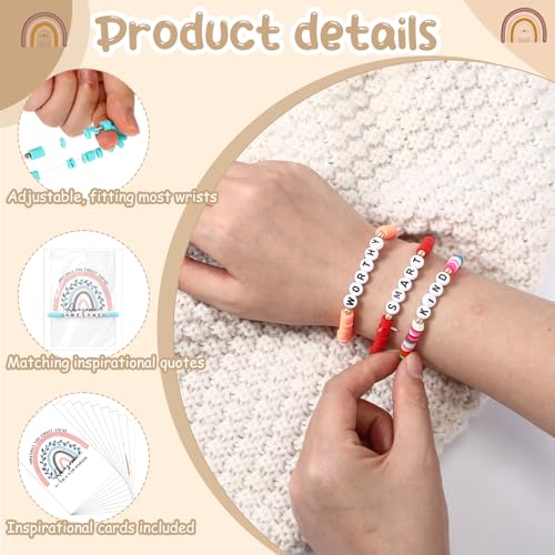 Motivational Mental Health Gifts Friendship Inspirational Bracelets Bulk Our Class Is a Family Bracelets for Student Employee3