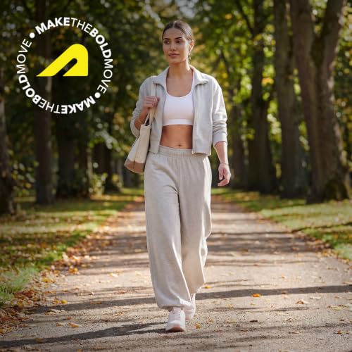 Image of Boldfit Women Joggers Track Pants, Relaxed Fit, Soft & Breathable, Elastic Waist with Drawstring, Moisture-Wicking, Durable with Pockets, Stylish Sweatpants for Gym, Yoga, Travel & Casual Wear