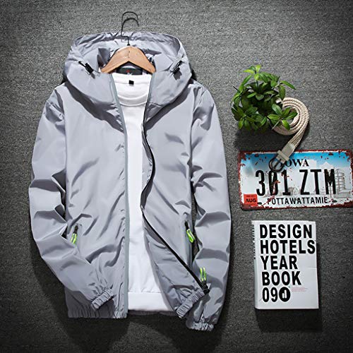 Men's Jackets Rain Windbreaker Lightweight Shell Raincoat With Hood For Golf Hiking Travel, M-7XL3