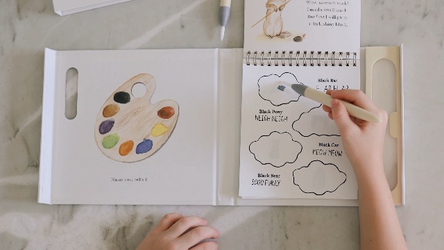 Image of Wishy Washy (Water Reveal Edition): A Reusable Water Reveal Activity Book Teaching First Words and Colors (Tabitha Paige Children's Book Series)