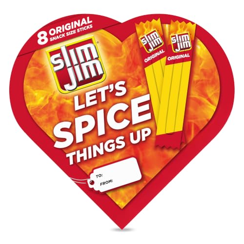 Slim Jim Jerky Meat Sticks Valentine's Day...