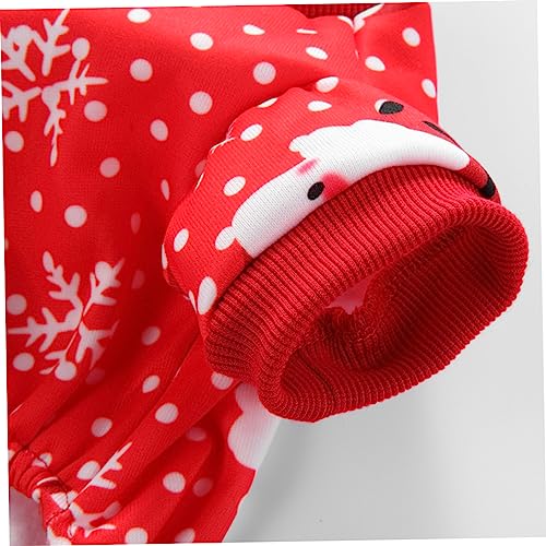 Vêtements de Noël pour chiens HMJGDHX pull chaud 3 pièces