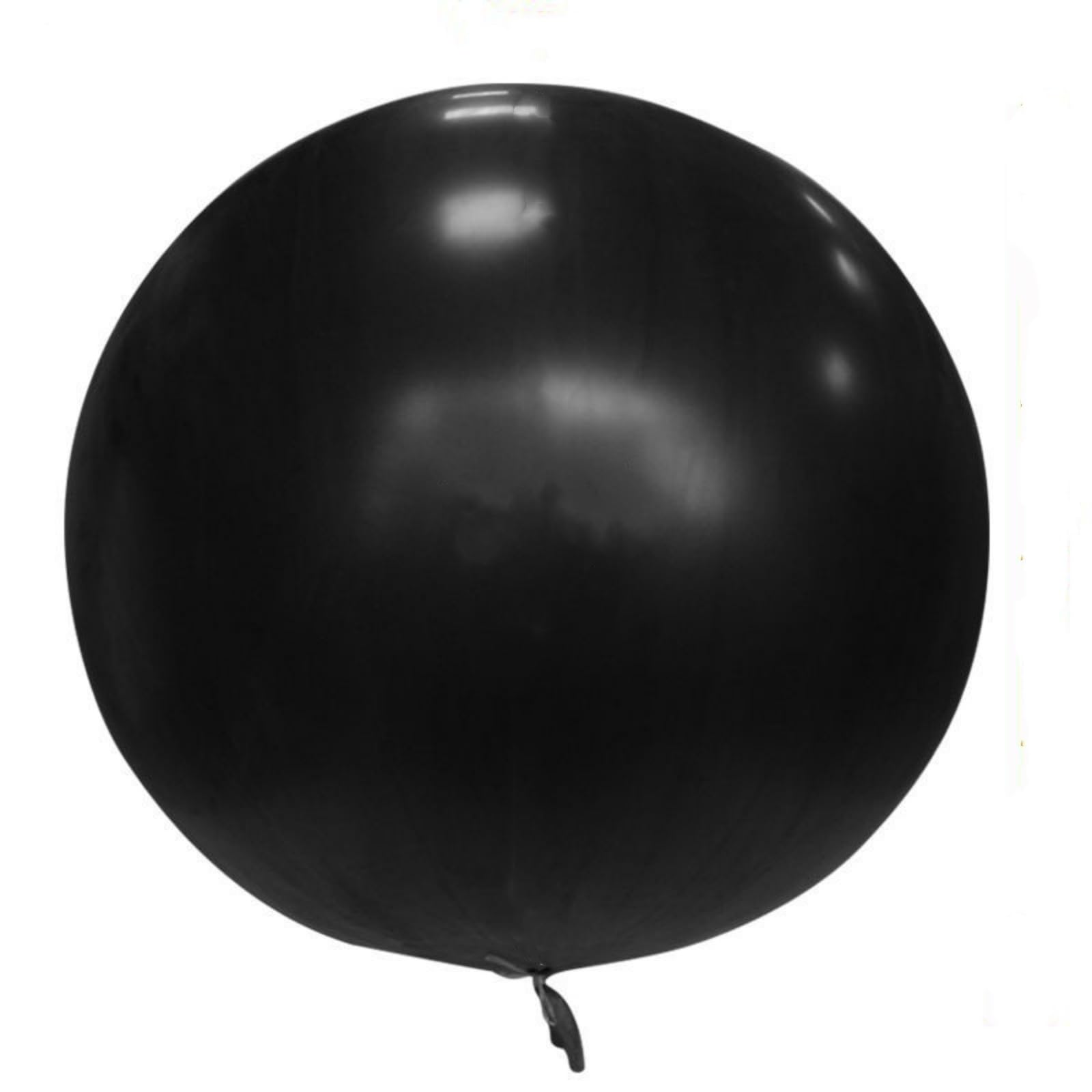 Giant 72 Inch Latex Balloon,6 ft Professional Weather Balloon For Meteorological Investigation Aerial Video Holiday Party Decoration Entertainment Games Huge Balloons (Black)