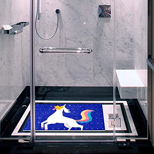 Tapis de bain antidérapant à ventouses avec évacuation d'eau rapide - 6
