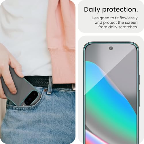 Image of FIRST MART Front Tempered Glass and Back Nano Membrane for Google Pixel 10 with Installation Kit | Edge-to-Edge, Scratch Resistant, Case-Friendly | Black
