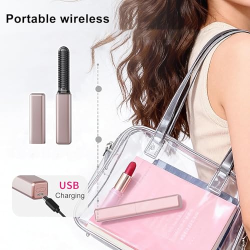 Mini plancha para cabello inalámbrica recargable USB miniatura 3