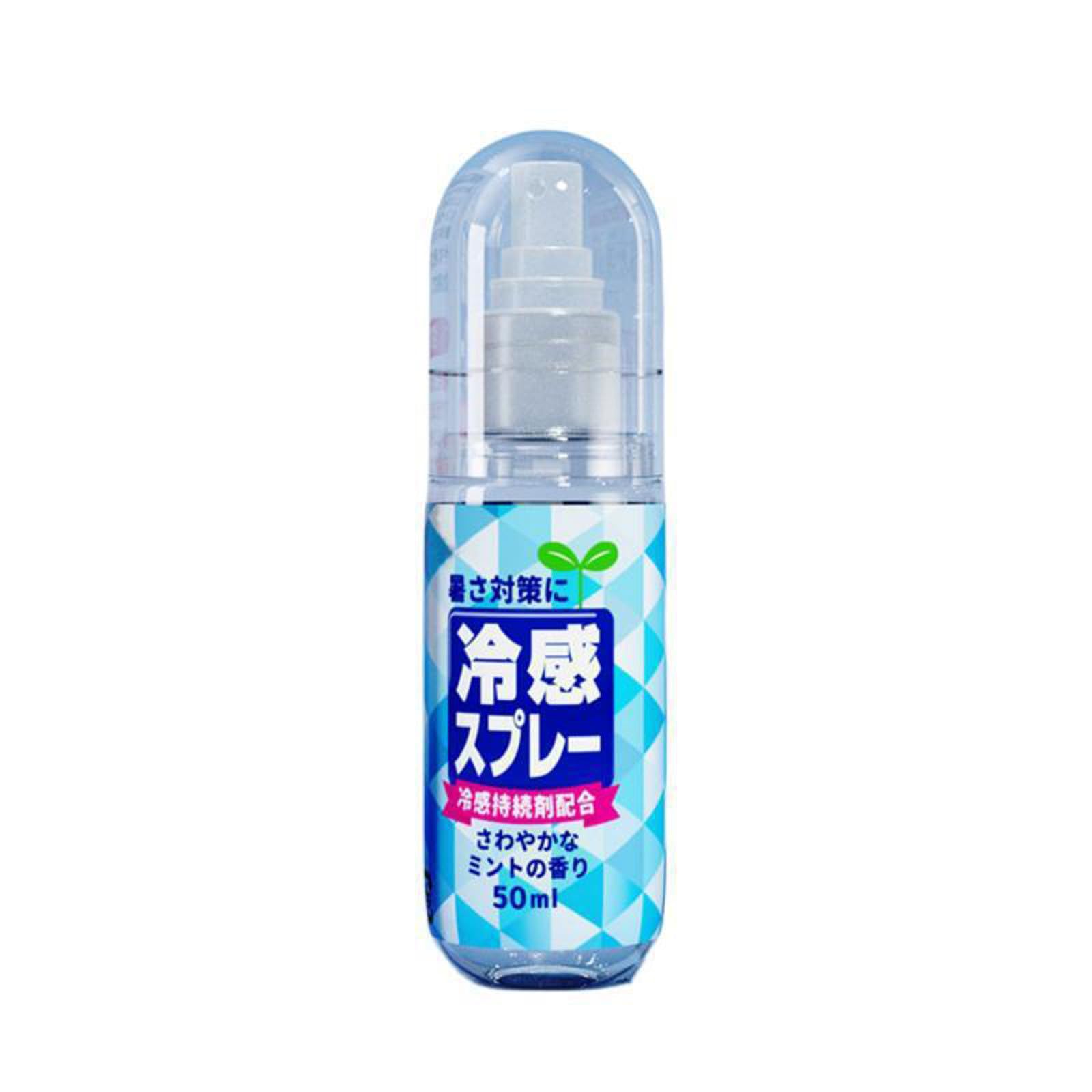 Cool Spray - 50ml - Cool Down & Heatstroke Prevention - Lasting Cool Mist - For Clothes & Body - Portable Cooling