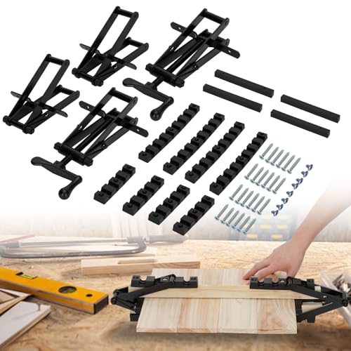 4-Way Pressure Clamps for Woodworking (2 Pack)